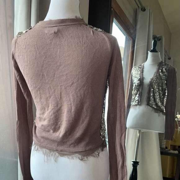 Shimmer & Chic | John + Jenn Sequin Cardigan ✨ - Picture 3 of 4